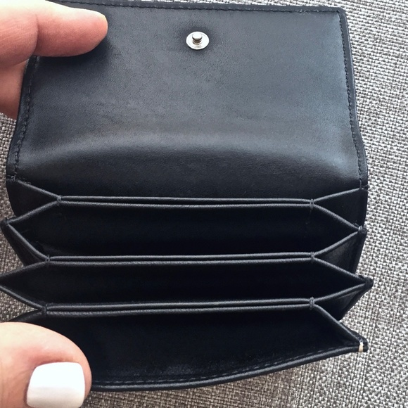 COACH Black Leather ID Card Holder/ Mini Wallet - Picture 4 of 4